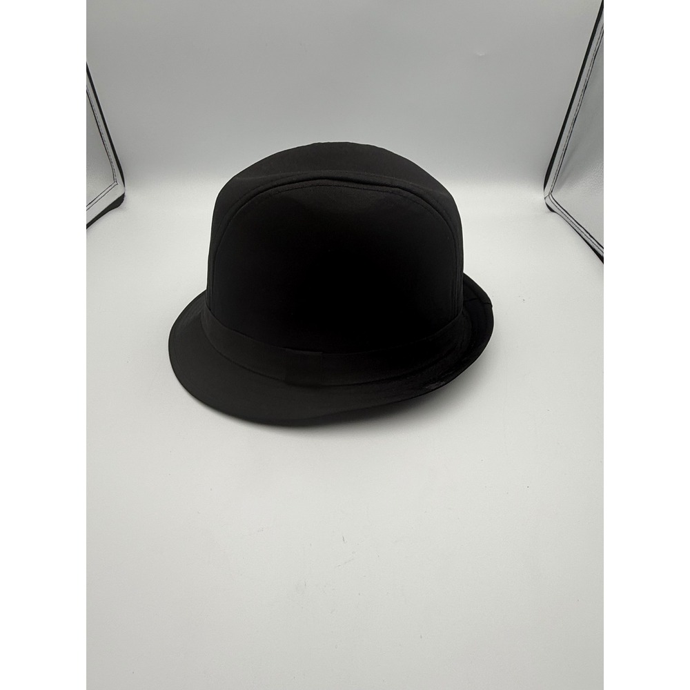 Nicole Marciano Black Fedora Hat One Size Polyester Twill Classic Style
